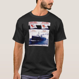 Vintage Ann Arbor Eisenbahn-Autofähre der T-Shirt