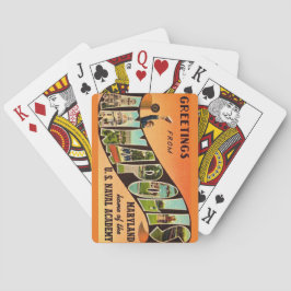 Vintage Annapolis MD Grußkarten Spielkarten