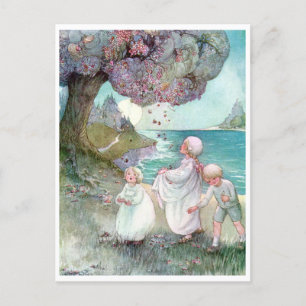 Vintage Anne Anderson Der Zuckerpflaumenbaum Postkarte