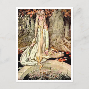 Vintage Anne Anderson The Frog Prince Postkarte