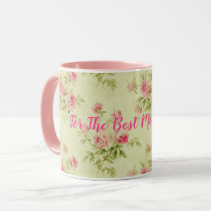Vintage anpassen floral moderne Rose beliebt Tasse