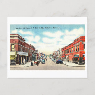 Vintage-Ansicht von Bismarck, North Dakota, Postkarte