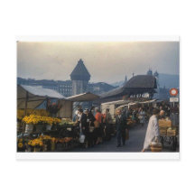Vintage-Ansichtskarte Luzern Schweiz 1959