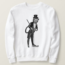 Vintage anspruchsvolle Opernkatze Sweatshirt