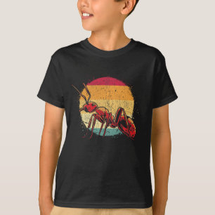Vintage Ant-Lover-Naturwald-Illustration T-Shirt
