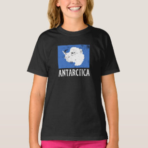 Vintage Antarktis-Flagge T-Shirt