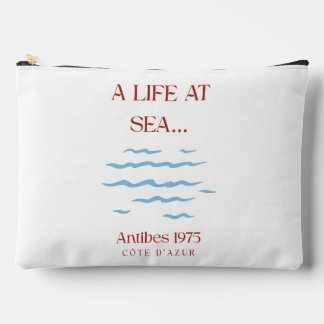 Vintage Antibes Côte d'Azur 1975 Luxus-Tasche Zubehörtasche