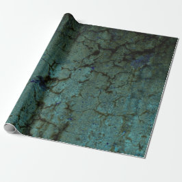 Vintage antike dunkelgrüne Grunge Textur Geschenkpapier
