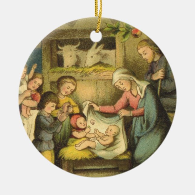 Vintage/Antike-Entwurf Keramikornament (Vorne)