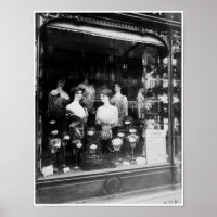 Vintage antike französische Friseursalon