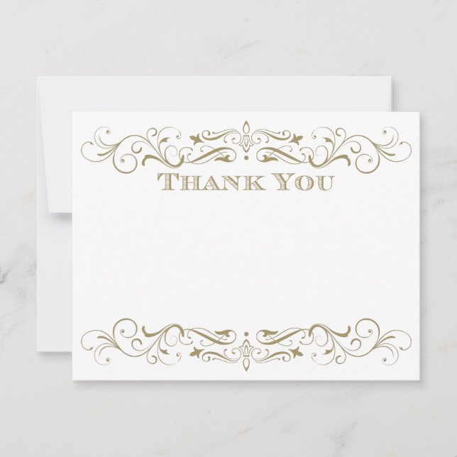 Vintage antike Goldhochzeit Blühend Mitteilungskarte (Vorderseite)