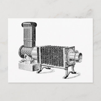 Vintage antike Kamera Postkarte