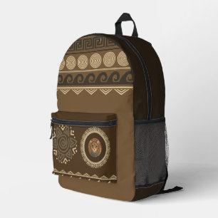 Vintage, antike Katze, altes Motiv Kunst Bedruckter Rucksack