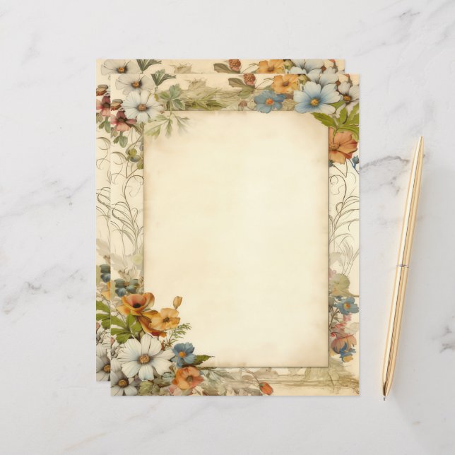 Vintage antike Mülleimer-Zeitschrift (Vorderseite/Rückseite Beispiel)