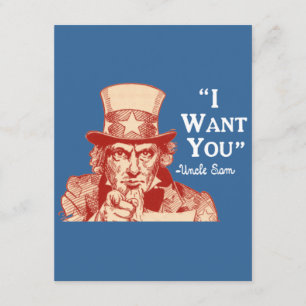 Vintage antike rote Uncle Sam Unabhängigkeit am 4. Einladung