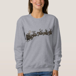 Vintage antike Sepia-Sanktsleigh-Rene Sweatshirt