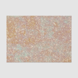 Vintage antike Textur Gold Glitzer Decoupage Seidenpapier