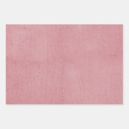 Vintage antike Textur Rosa Rosa Farbe Decoupage Geschenkpapier Set