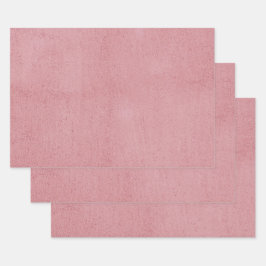 Vintage antike Textur Rosa Rosa Farbe Decoupage Geschenkpapier Set