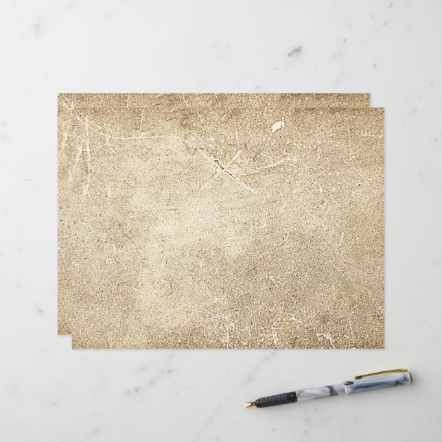Vintage antike Textur Sepia Rustikale Decoupage (Vorderseite/Rückseite Beispiel)