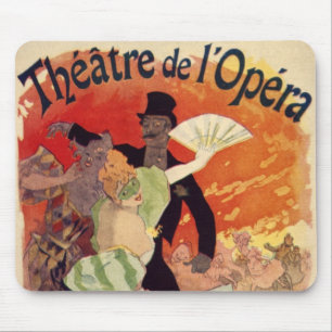 Vintage antike Theater-Oper Carnaval Mousepad