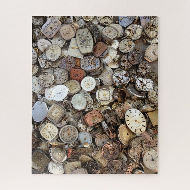 Vintage antike Uhr Puzzle (Vertikal)