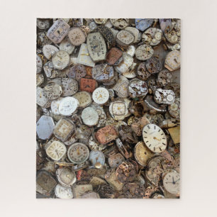 Vintage antike Uhren Puzzle