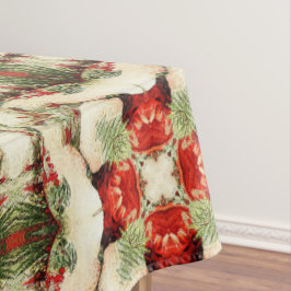 Vintage antike Weihnachtsgeschenk 8 Ephemera Tischdecke