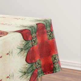 Vintage antike Weihnachtsgeschenk Teil 17 Ephemera Tischdecke