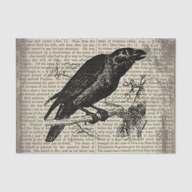 Vintage antike Wörterbuchliteratur Seidenpapier (Vorderseite)