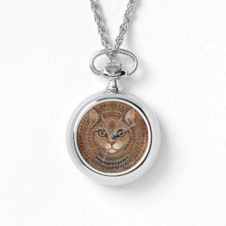Vintage, Antique Cat, Ancient Greece Style Armbanduhr