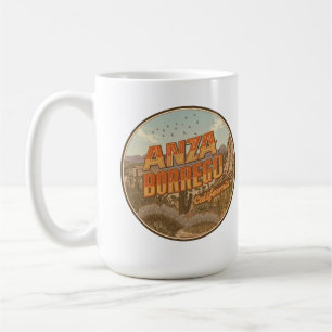 Vintage Anza Borrego Desert State Park Wüstengesch Kaffeetasse