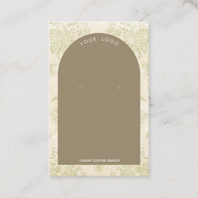 Vintage Anzeige des Peridot Arms Visitenkarte (Vorderseite)