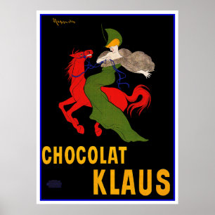 Vintage Anzeige durch Cappiello - Chocolat Klaus Poster