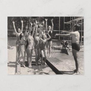 Vintage Anzüge Postkarte - 1766908-4