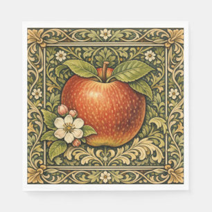 Vintage Apfelmalerei  Serviette