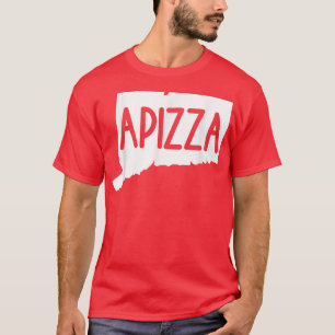 Vintage Apizza Connecticut Pizza-Geschenke für Piz T-Shirt