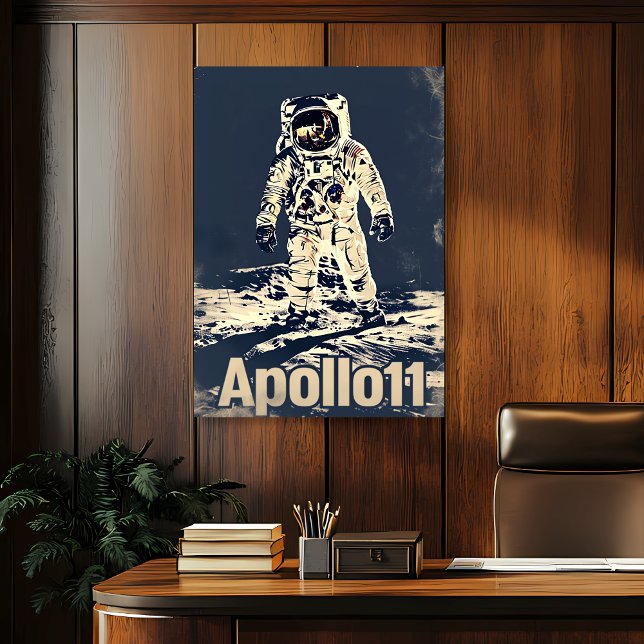 Vintage Apollo 11 Poster (Von Creator hochgeladen)
