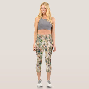 Vintage Apothekarflaschen Muster (3) Capri Leggings