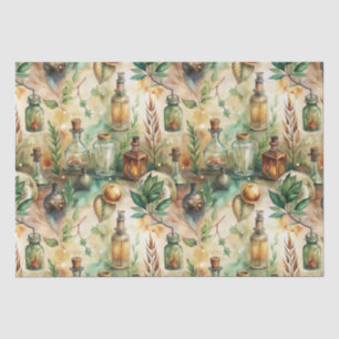 Vintage Apothekarflaschen Muster (3) Seidenpapier