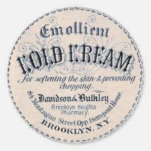 Vintage-Apotheken-Etiketten-Aufkleber Runder Aufkleber