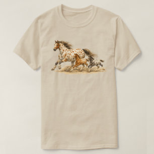 Vintage Appaloosa Pferd Crewneck Retro 90er Pferd T-Shirt
