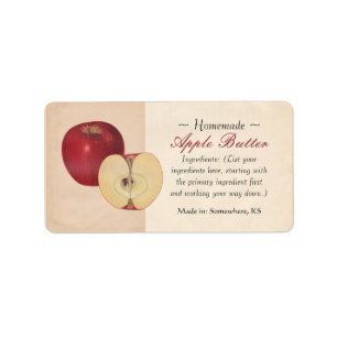 Vintage Apple-Aufkleber Adressaufkleber