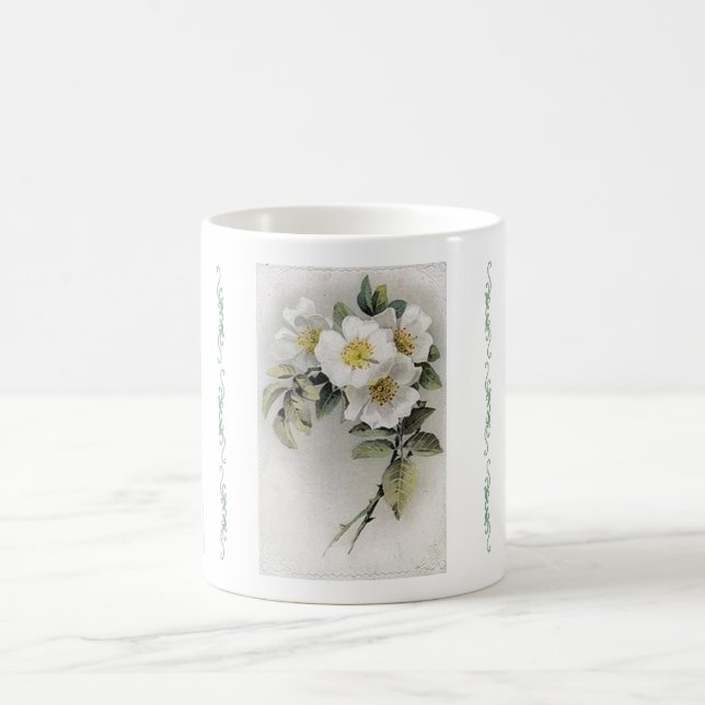 Vintage Apple Blossom-Tasse Kaffeetasse (Mittel)