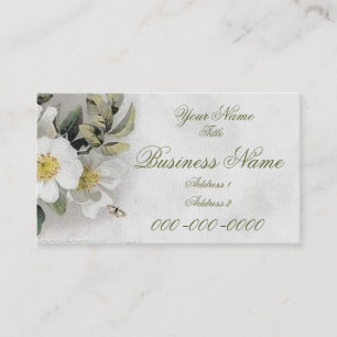 Vintage Apple Blossom Visitenkarte