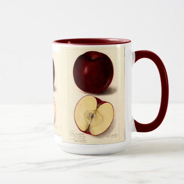 Vintage Apple-Tasse Tasse (Rechts)