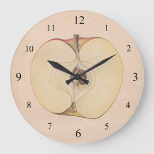 Vintage Apple Wanduhr