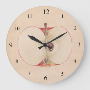 Vintage Apple Wanduhr