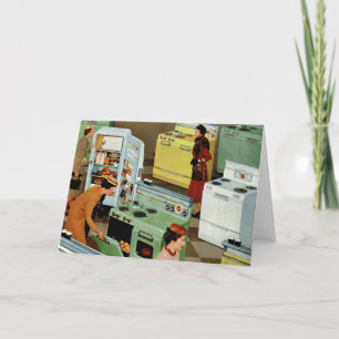 Vintage Appliance Showroom Store Business Retail Karte