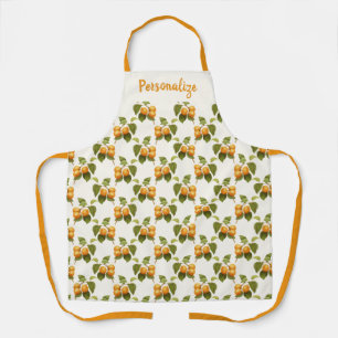 Vintage-Aprikosenreben-Obstgarten-Frauenkochen Schürze